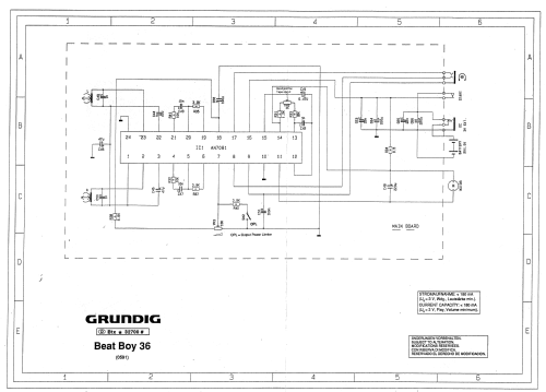 Beat-Boy 36; Grundig Radio- (ID = 839316) R-Player