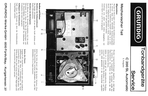 C200SL Automatic; Grundig Radio- (ID = 427512) R-Player