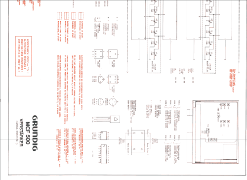 Cassetten Deck MCF-500; Grundig Radio- (ID = 797869) R-Player