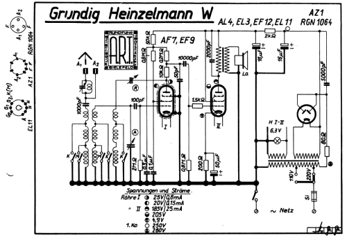 Heinzelmann W; Grundig Radio- (ID = 1626285) Radio