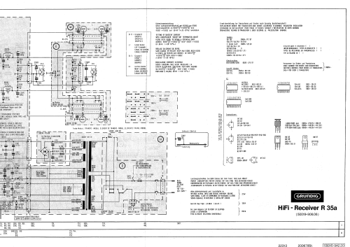 HiFi-Receiver R35a; Grundig Radio- (ID = 818790) Radio