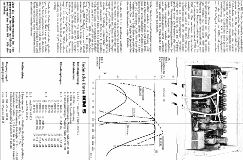 Klirranalysator KM5; Grundig Radio- (ID = 950418) Equipment