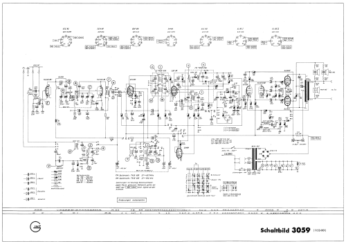 Musikgerät 3059; Grundig Radio- (ID = 21718) Radio