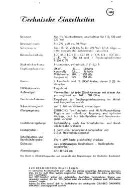 Musikgerät 3059; Grundig Radio- (ID = 2984558) Radio