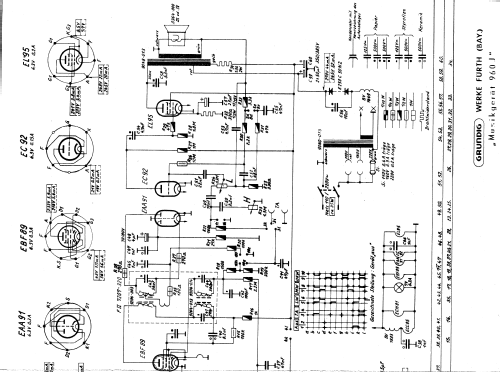 Musikgerät 960J; Grundig Radio- (ID = 667866) Radio