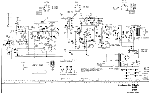 Musikgerät 98As; Grundig Radio- (ID = 70824) Radio