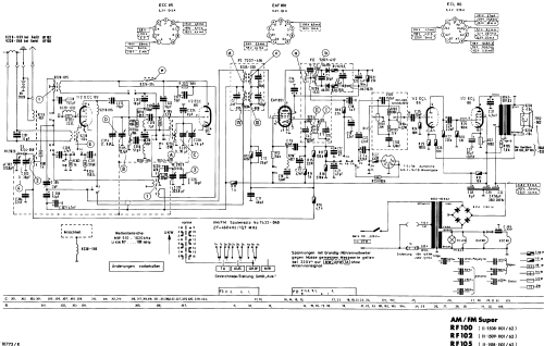 Musikgerät RF100; Grundig Radio- (ID = 40920) Radio