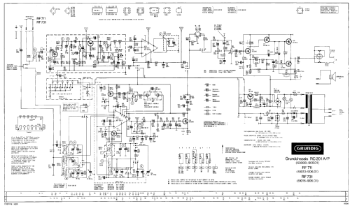 Musikgerät RF711 Ch= RC201 A/P; Grundig Radio- (ID = 220530) Radio