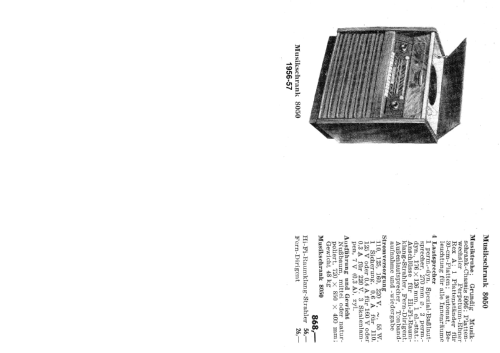 Musikschrank 8050; Grundig Radio- (ID = 1649461) Radio