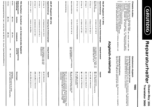 Ocean-Boy 205 Transistor 3000; Grundig Radio- (ID = 81976) Radio