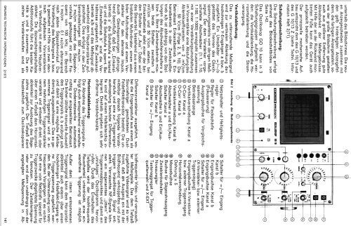 Oszilloskop GO10; Grundig Radio- (ID = 1433947) Equipment