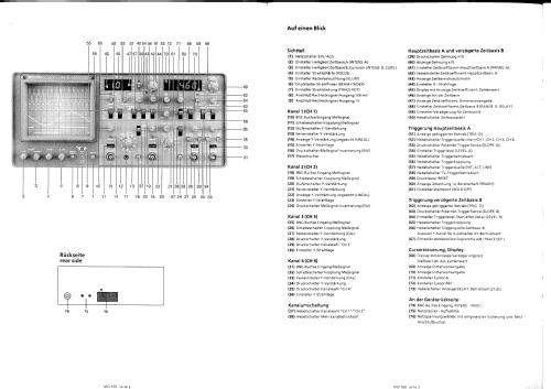 Oszilloskop MO100; Grundig Radio- (ID = 2112556) Equipment