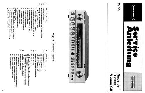 R2000; Grundig Radio- (ID = 1649414) Radio