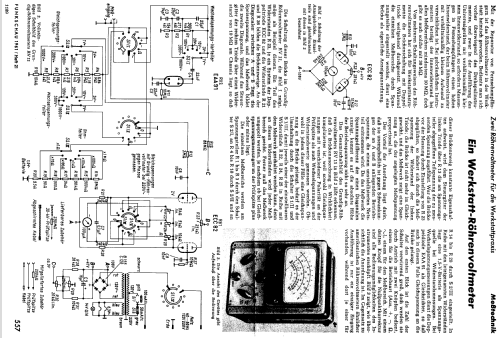 Röhrenvoltmeter RV-11; Grundig Radio- (ID = 640033) Equipment