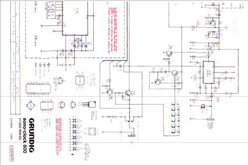 SONO CLOCK 600; Grundig Radio- (ID = 1375338) Radio