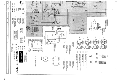 Stenorette 2200; Grundig Radio- (ID = 836614) Sonido-V