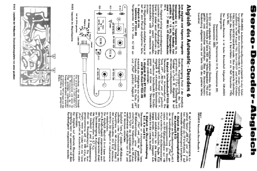 Stereo-Automatic-Decoder 6 ; Grundig Radio- (ID = 50138) mod-past25