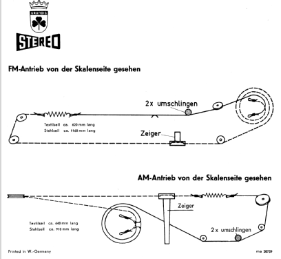 Stereo-Konzertschrank SO191; Grundig Radio- (ID = 377168) Radio