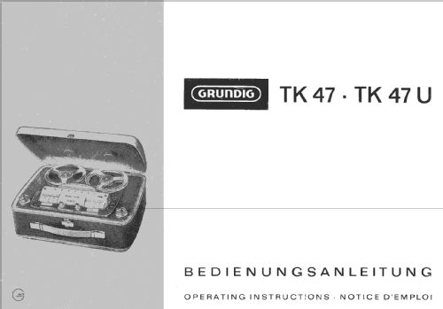 TK47; Grundig Radio- (ID = 538423) R-Player