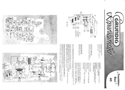 Transistor Box 60; Grundig Radio- (ID = 152653) Radio