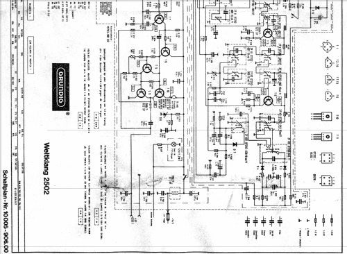 Weltklang WK2502; Grundig Radio- (ID = 623149) Car Radio