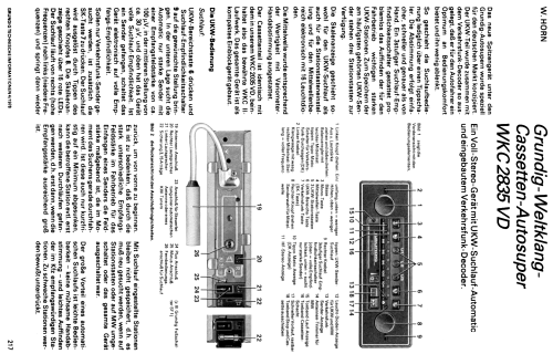 WKC2835VD; Grundig Radio- (ID = 1443562) Car Radio