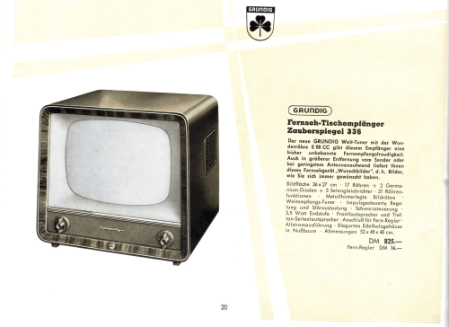 Zauberspiegel 336; Grundig Radio- (ID = 2085401) Television