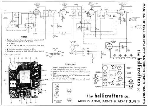 ATX-11 ; Hallicrafters, The; (ID = 162320) Radio