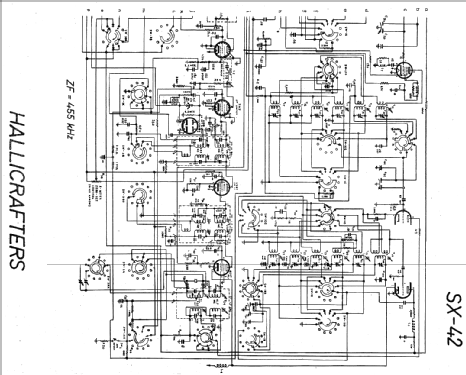 SX-42 ; Hallicrafters, The; (ID = 18397) Amateur-R