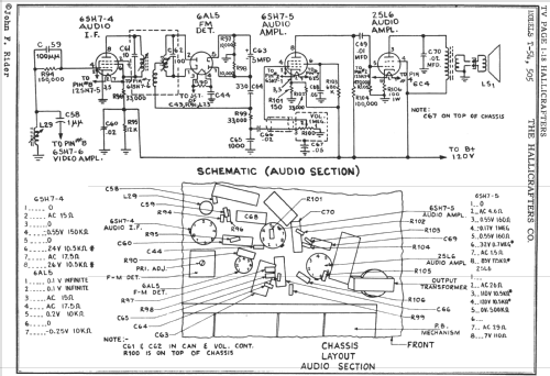 T54; Hallicrafters, The; (ID = 723953) Television