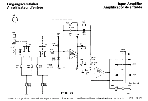 Klirrfaktormeßbrücke HM8027; HAMEG GmbH, (ID = 957511) Equipment