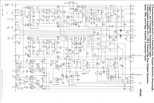 Oscilloscope 60 MHz HM605; HAMEG GmbH, (ID = 846672) Equipment