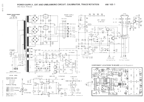 Oscilloscope HM103; HAMEG GmbH, (ID = 718554) Equipment