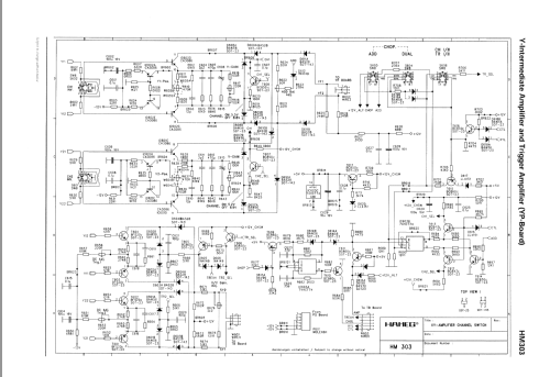 Oscilloscope HM-303; HAMEG GmbH, (ID = 822234) Equipment