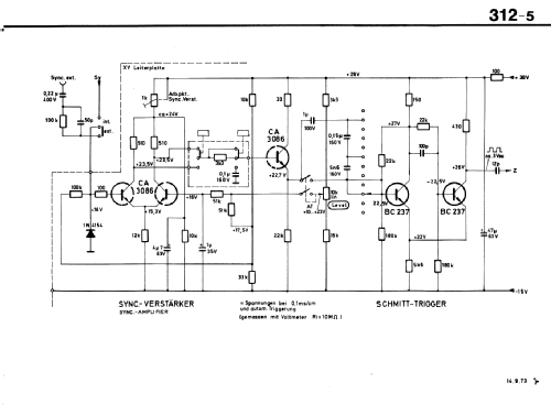 Oscilloscope HM 312-5; HAMEG GmbH, (ID = 584220) Equipment