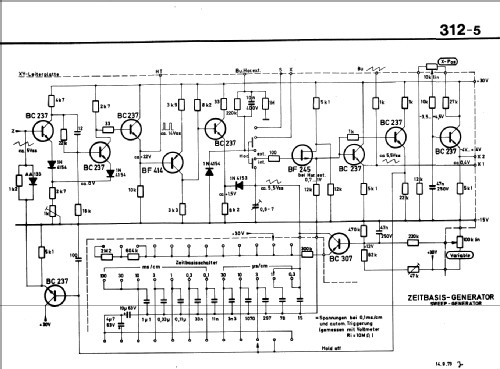 Oscilloscope HM 312-5; HAMEG GmbH, (ID = 584221) Equipment