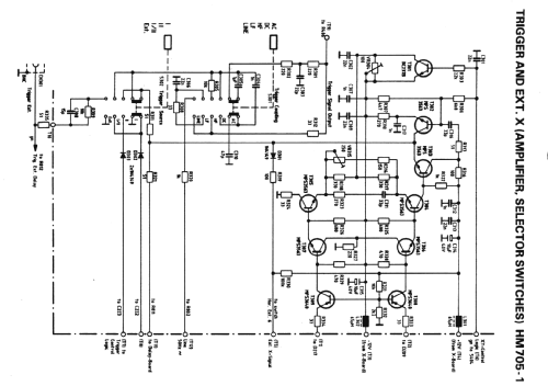 Oscilloscope HM705; HAMEG GmbH, (ID = 725490) Equipment