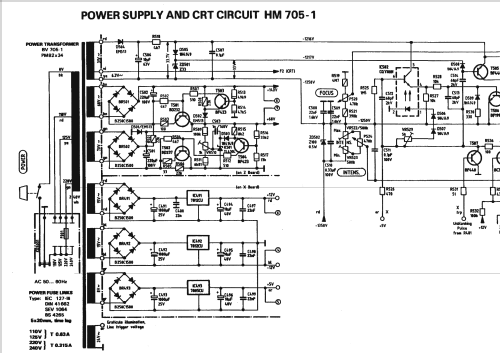 Oscilloscope HM705; HAMEG GmbH, (ID = 725497) Equipment