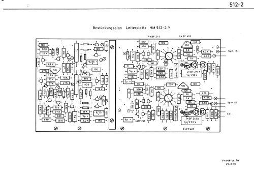 Oscilloscope HM 512-2; HAMEG GmbH, (ID = 811522) Equipment