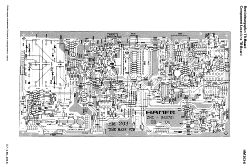 Oszilloskop HM203-6; HAMEG GmbH, (ID = 230340) Equipment