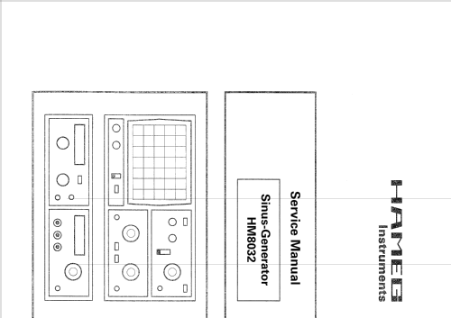 Sinus-Generator HM8032; HAMEG GmbH, (ID = 2609388) Equipment