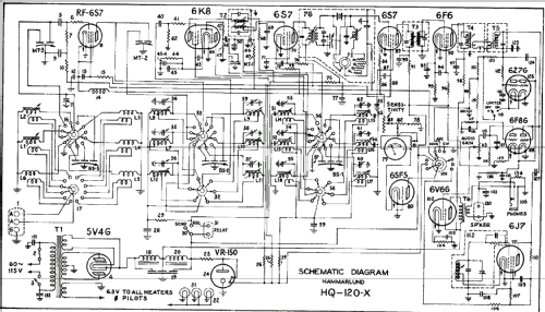 HQ-120-X ; Hammarlund Mfg. Co. (ID = 289408) Amateur-R