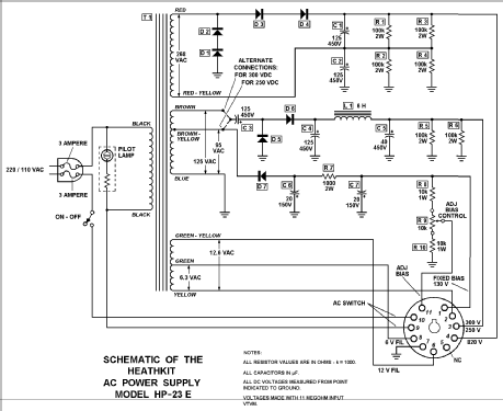 HP-23E; Heathkit Brand, (ID = 554980) Power-S