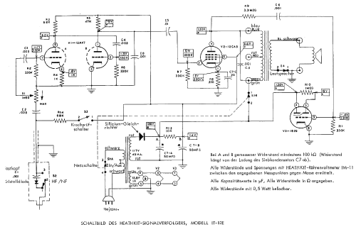 Signal Tracer IT-12E; Heathkit Brand, (ID = 2184322) Equipment