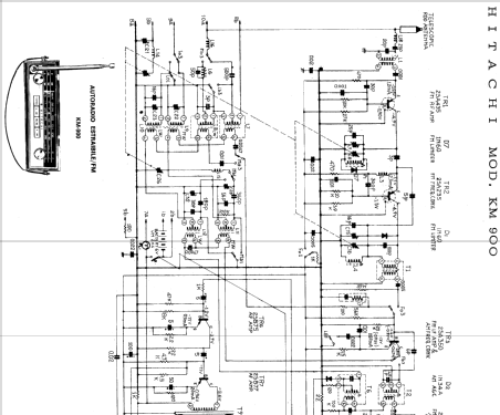 FM-AM Transistor Car Radio KM-900; Hitachi Ltd.; Tokyo (ID = 923466) Radio