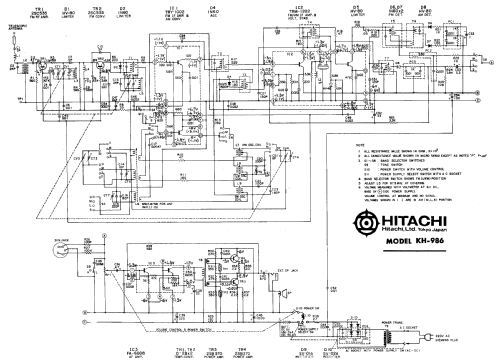 Koffer Super KH-986; Hitachi Ltd.; Tokyo (ID = 924424) Radio