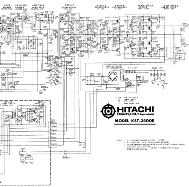 KST-3400 Stereo; Hitachi Ltd.; Tokyo (ID = 944092) Radio
