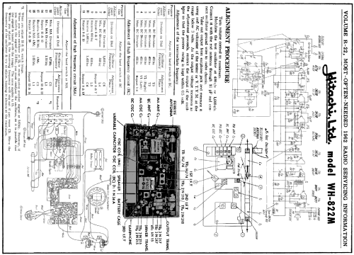 WH-822M ; Hitachi Ltd.; Tokyo (ID = 159202) Radio