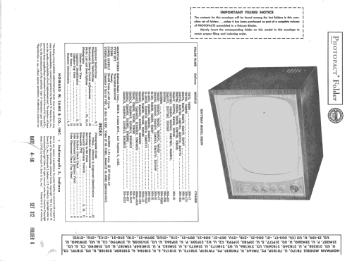 7M169U Ch= 303-17U; Hoffman Radio Corp.; (ID = 2138625) Television