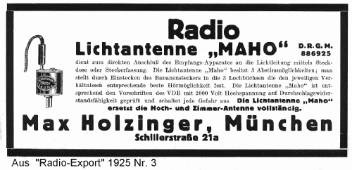 Lichtantenne Maho; Holzinger & Co. GmbH (ID = 2429446) mod-past25